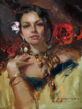 Women Painting - Pretty Woman 37 Impressionist
